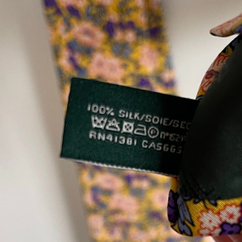 Ralph‎ Lauren Foral Silk Tie